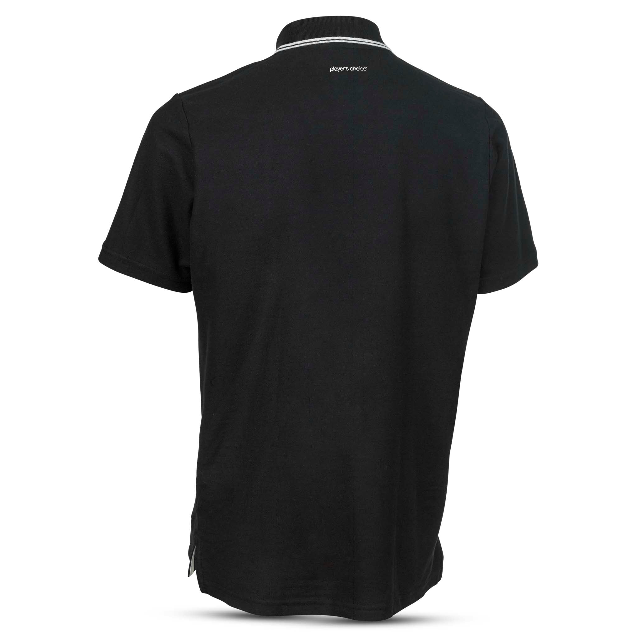 Plain black polo t shirt best sale